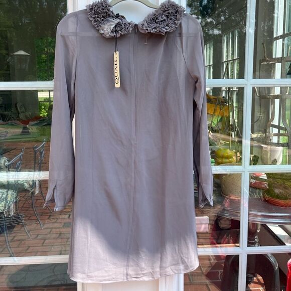 Urban Outfitters Quail Ruffle Trimmed Chiffon Dress NWT - Picture 11 of 13